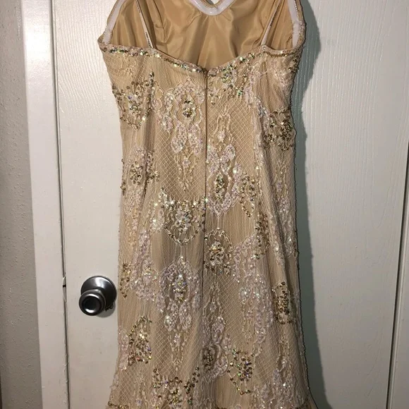 NOX NARIANNA MERMAID STAPLESS GOLD BEAUTIFUL CRAFTED SIZE SMALL 55” L W.16” $ 60 - Picture 11 of 12